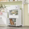 SoBuy kuchynská skrinka na kolieskach kuchynský vozík Náhľad obrázku produktu 6