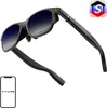 A pair of smart glasses and a smartphone are displayed against a white background. Anteprima dell’immagine prodotto