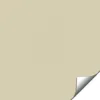 A plain beige roller blind with a curled corner. Produktbild-Vorschau
