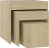 Three nesting tables of varying sizes are stacked together. Náhled obrázku produktu
