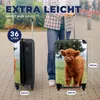 MuchoWow® Koffer Handgepäck Trolley Rollkoffer Kleine Produktbild-Vorschau 5
