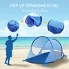 Duhome Strandmuschel Pop Up Strandzelt Wetter- und Produktbild-Vorschau 5