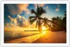Poster - Poster ohne Rahmen - Meer Strand Palme - 91,5x61 Produktbild-Vorschau 1