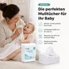 Fillikid Baumwollwindeln 10er Pack 80x80 cm weiß Exklusiv Produktbild-Vorschau 1