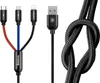 Cavo USB Baseus 3W1 Usb-C / Lightning / Micro 3A 1,2M Anteprima dell’immagine prodotto 28