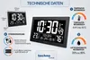 Technoline Digitale Funkuhr WS8017 mit DCF77 – Große LED Produktbild-Vorschau 5