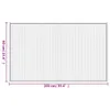 vidaXL Tapis Rectangulaire Gris 60x100 cm Bambou Voir les images du produit 8