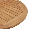 vidaXL Gartentisch Rund Ø110x75 cm Massivholz Akazie Produktbild-Vorschau 7