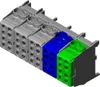 Zacisk odgałęzienia - zacisk kolejowy 5-p HLAK 25-5/10-S Podgląd zdjęcia produktu 2