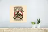 MuchoWow® Poster Motocross - Zeichnung - Retro 30x30 cm - Produktbild-Vorschau 5