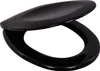 aquaSu® Basic, WC-Sitz in Schwarz, Duroplast Produktbild-Vorschau 8