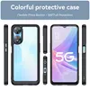 Oppo A58 Hülle, Klar Rückseite Stoßfeste TPU Silikon Bumper Produktbild-Vorschau 2