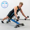 A man is exercising with dumbbells on an adjustable weight bench. Náhľad obrázku produktu