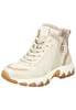 A single beige women's boot is shown against a white background. Produktbild-Vorschau