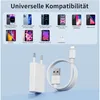 2M Ladekabel + Netzadapter passt für iPhone 5 6 7 8 11 12 Produktbild-Vorschau 4