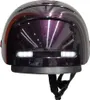 Bluetooth city helmet 54-58cm LED/SOS/Intercom purple Anteprima dell’immagine prodotto 1