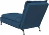 vidaXL Chaiselongue mit Kissen Blau Stoff Produktbild-Vorschau 6