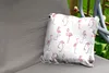 MuchoWow® Outdoor Kissen - Muster mit rosa Flamingos - Produktbild-Vorschau 2