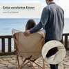 osoltus Faltsessel Teddy Campingsessel Holz m.Fellbezug Produktbild-Vorschau 6