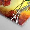 Bilder auf glas - Blume linien markierungen - 30x30cm - Produktbild-Vorschau 5