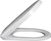 A white toilet seat and lid are shown in an open position against a white background. Anteprima dell’immagine prodotto