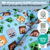 Minecraft Bettwäsche 135x200 80x80cm 2-tlg. Set Slurp Blau Produktbild-Vorschau 5
