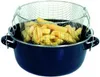 KARL KRÜGER Topf emailliert für Pommes Frites blau 120862 Anteprima dell’immagine prodotto 1