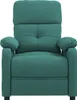 A teal fabric recliner chair is shown from the front against a white background. Náhľad obrázku produktu