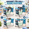 Hundepflegetisch mit Edelstahlgestell, 4 Beinöffnungen, Produktbild-Vorschau 4