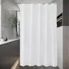 Biely sprchový záves 140x200 cm textilný vodotesný s 9 Náhľad obrázku produktu 1