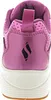 The back view of a pink Skechers sneaker. Voir les images du produit