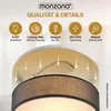 MONZANA® Plafonnier moderne 40W rond 30 cm 1 flamme E27 Voir les images du produit 4