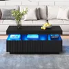 Merax moderner Couchtisch mit LED und 2 Schubladen Produktbild-Vorschau 6