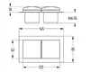 THEBO Prise double ST 3009 ST/2 INOX avec couvercle Voir les images du produit 2