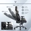 Gaming-Stuhl 200kg, Chefsessel Bürostuhl mit 155° Produktbild-Vorschau 3