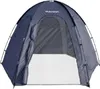 A dark gray tent-like structure, likely a spa cover or enclosure, is shown from the front with its entrance open. Anteprima dell’immagine prodotto