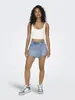 ONLY Trendige Shorts Denim Minirock-Style Knopfleiste Produktbild-Vorschau 4