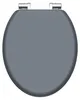 Sedile per WC SCHÜTTE in MDF SPIRIT GREY, coperchio del WC Anteprima dell’immagine prodotto 2