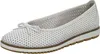 Tamaris Ballerina in weiss/weiss kombi, Gr. 39 Produktbild-Vorschau 3