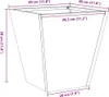 vidaXL Pflanzkübel 2 Stk. 30x30x30 cm Wetterfester Stahl Produktbild-Vorschau 8