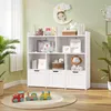 BEALIFE Montessori Kinderregal mit Rollen | 3 Schubladen Produktbild-Vorschau 2