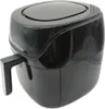 A black air fryer is shown against a white background. Produktbild-Vorschau