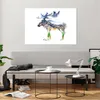 Bilder auf glas - Moose Berge Winter illustration - Produktbild-Vorschau 6