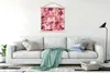 MuchoWow® Textilposter Blumen - Rosa - Rosen 120x120 cm mit Produktbild-Vorschau 3