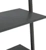 vidaXL Žebříkový regál s 5 policemi černý 64x34x185,5 cm Náhled obrázku produktu 6