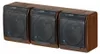 Hermetische 3-fach Aufputzsteckdose IP44 braun HERMES Produktbild-Vorschau 4