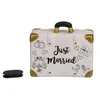 Spardose Reisekoffer Just Married 15x13cm Produktbild-Vorschau 2