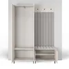 Garderoben-Set Ritmo Version 1 – gefräster Kleiderschrank Produktbild-Vorschau 3
