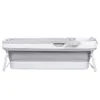 A side view of a white and gray foldable bathtub against a white background. Anteprima dell’immagine prodotto