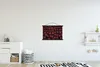 MuchoWow® Textilposter Leopard - Design - Rot 60x40 cm mit Produktbild-Vorschau 2